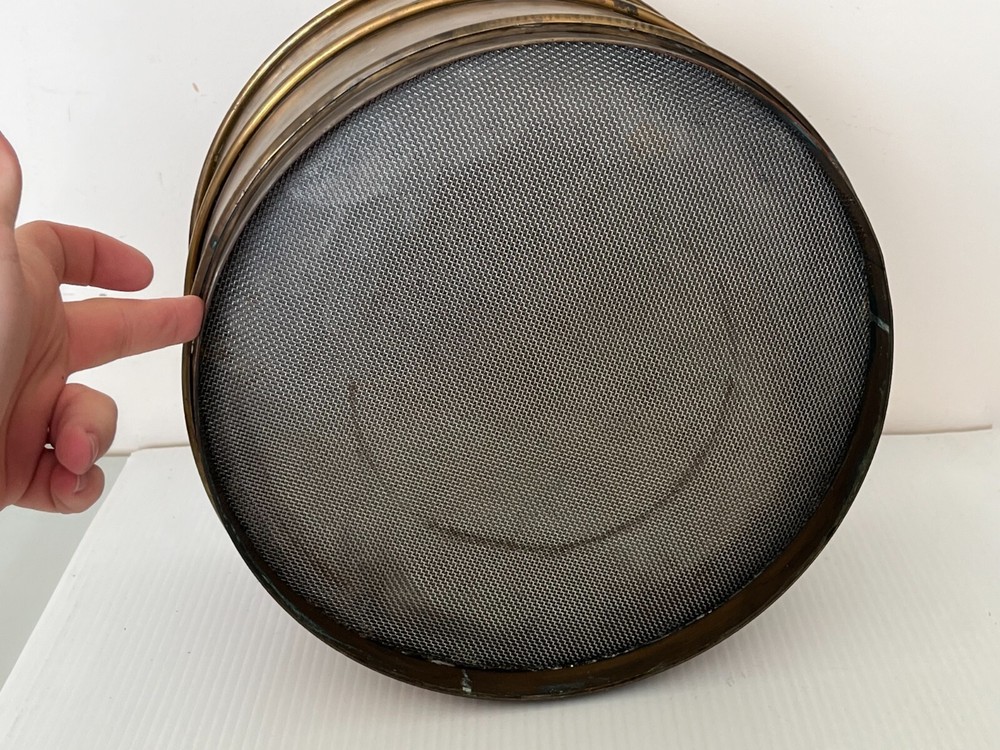 Vintage Stacking 2 Pc Tyler Standard Screen Scale Mining Tool Testing