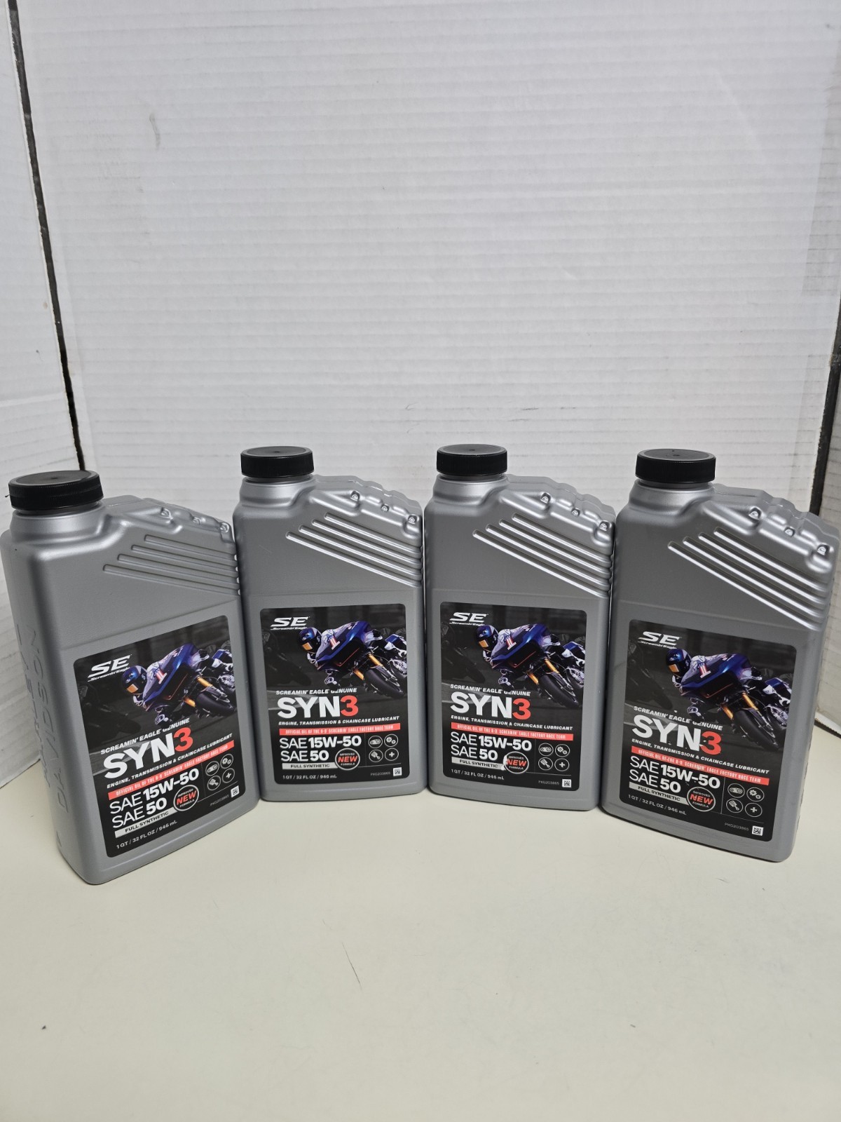 SYN3  15W-50 Harley Davidson Touring King Glide Screamin Eagle Full Synthetic