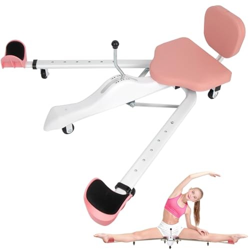 Leg Stretcher Split Machine with Backrest (Pink)