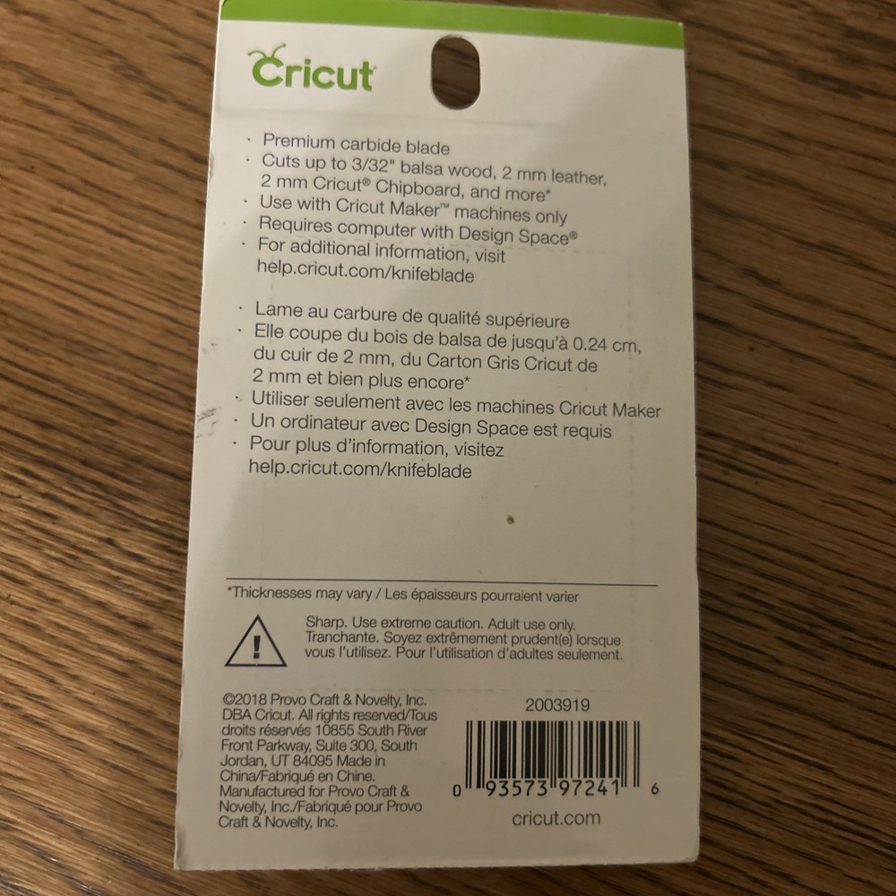 Cricut Knife Blade Kit, 12mm