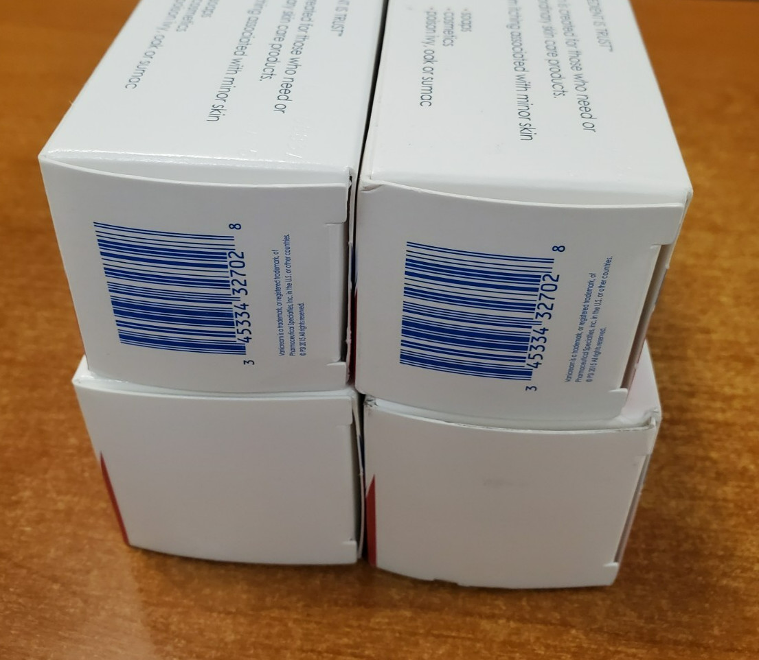 4 Pk: Vanicream HC 1 % Hydrocortisone Cream Sensitive Skin (Exp 4/30/26) 7028