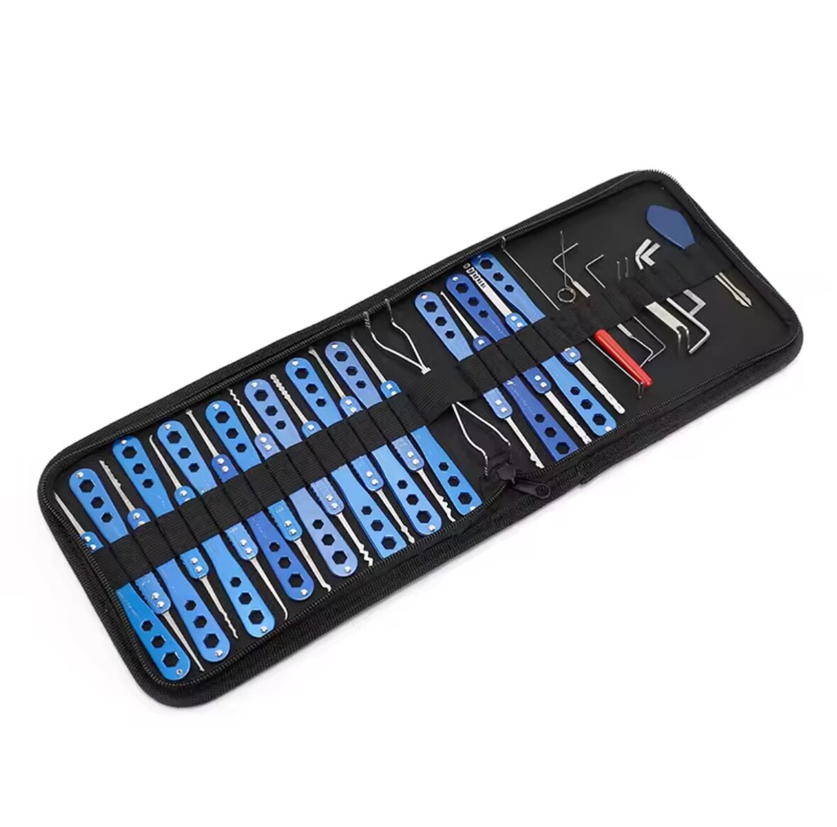 29pcs Lock Cylinder Maintenance Tool Kit with Bag for Key Removal & Repair