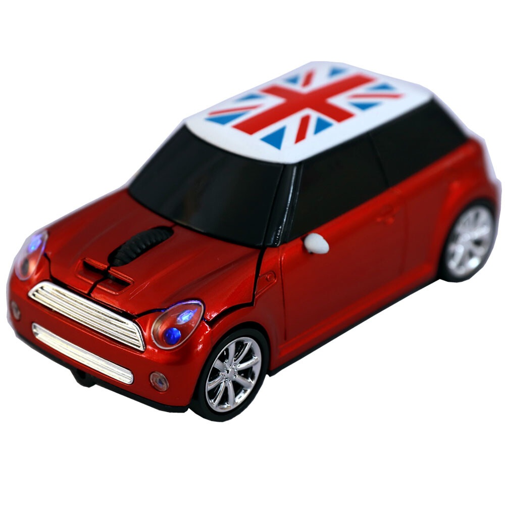 3D Wireless Mini Cooper Car Mouse 2.4G USB Optical Game Mice for Notebook Pc Mac
