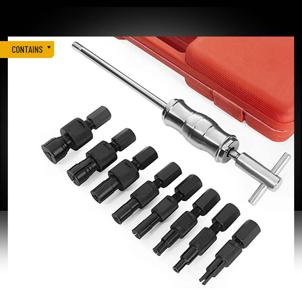 Blind Hole Inner Pilot Bearing Puller Remover Slide Hammer Internal Tool Kit 9pc