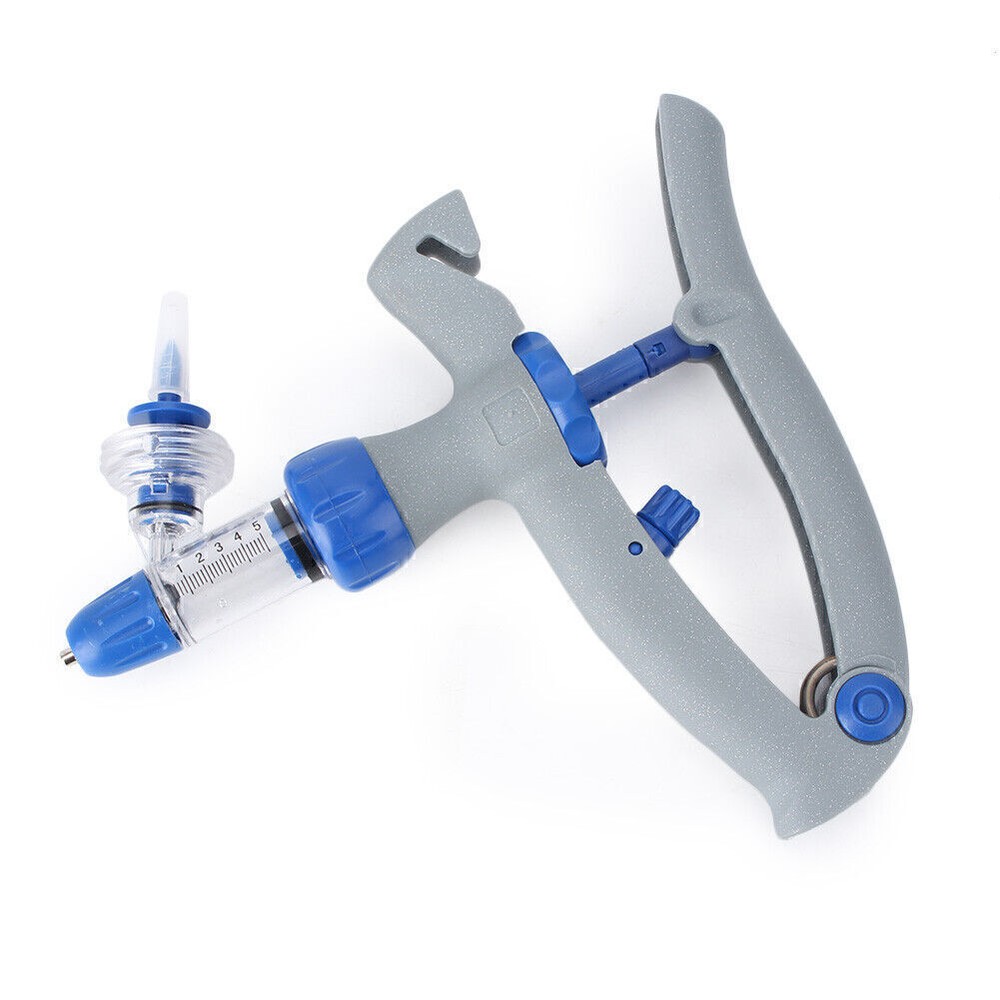 Automatic Self Refill Injector Syringe Livestock Cattle Chicken Sheep Tool 5ml