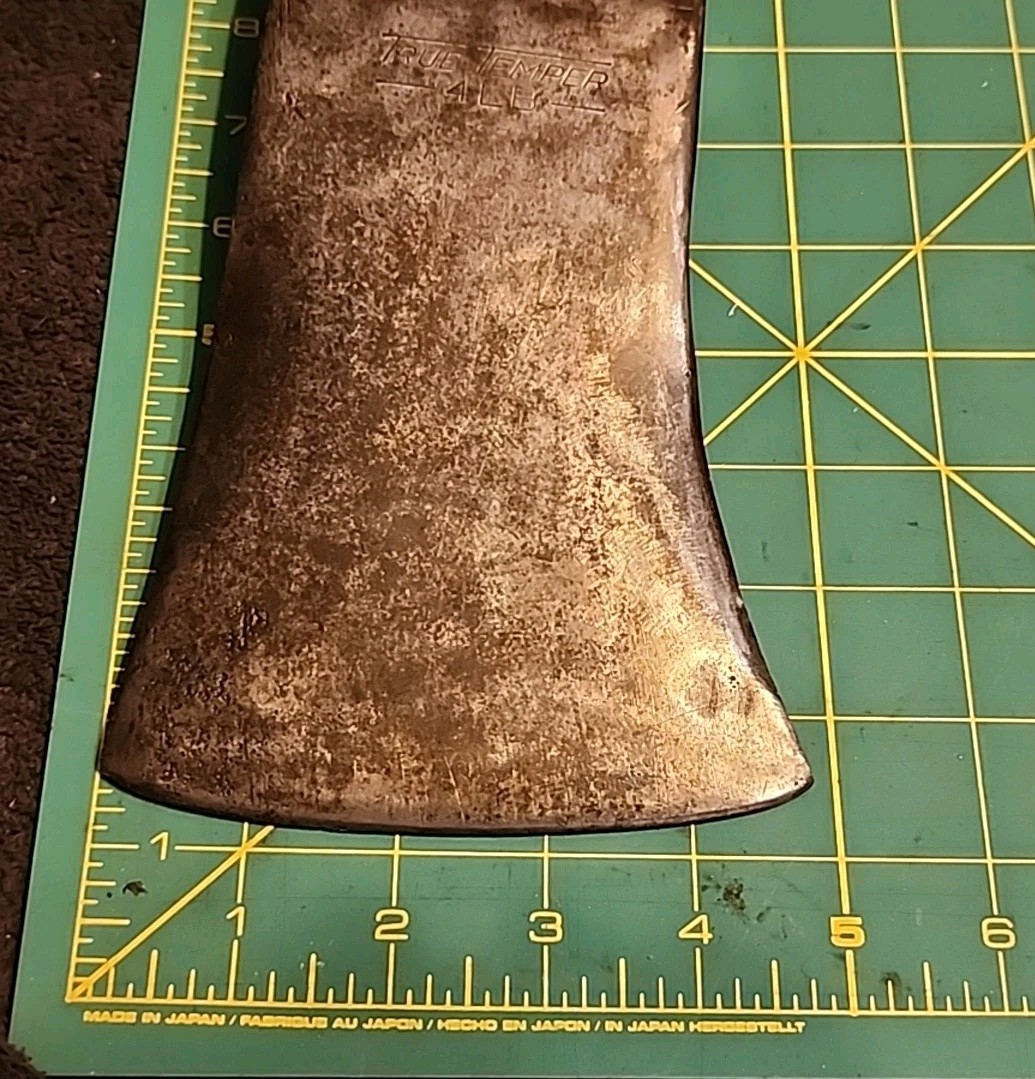 Vintage True Temper Single Bit Axe Head 3 lb. 10 oz. Marked 4 LBS