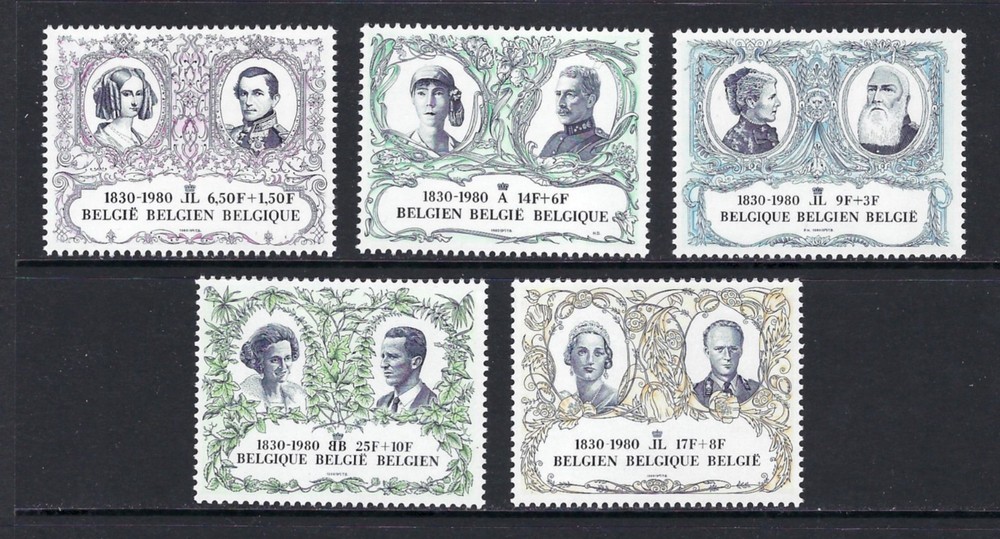 BELGIUM #B992-96 MINT, NH