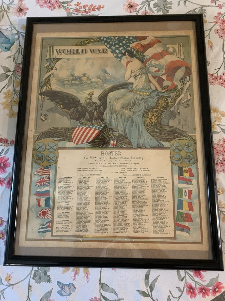 WW1 325th Co. C. Infantry Roster