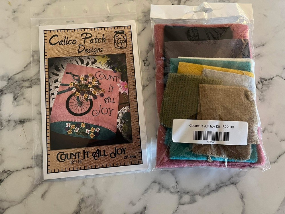 Count It All Joy” Appliqué Kit