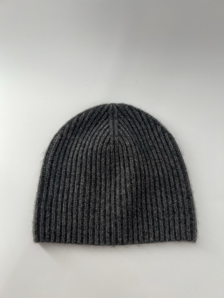 Cos Ribbed Cashmere Grey Hat