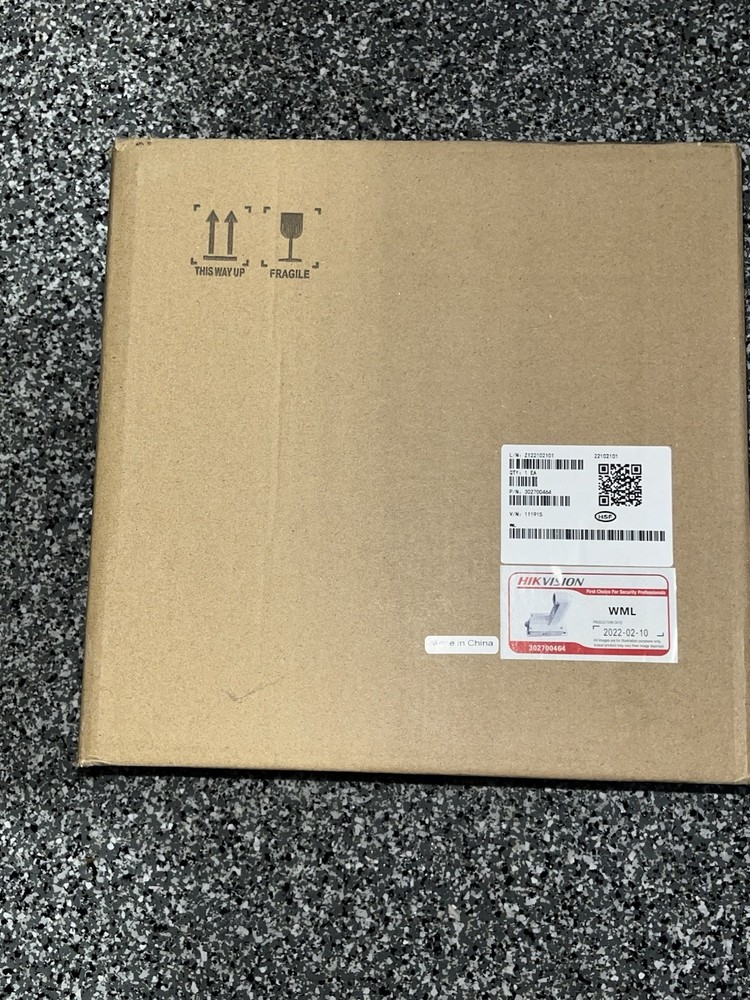 HIKVISION WML White Long Camera Wall Mount Bracket With Junction Box