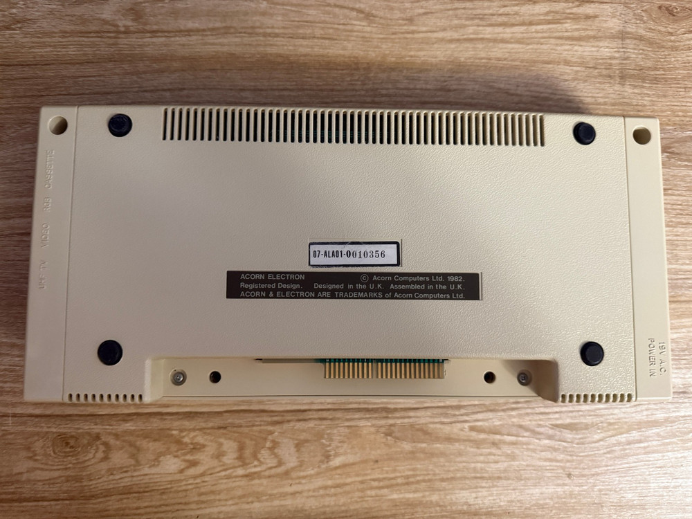Working Acorn Electron Computer Plug and Play
