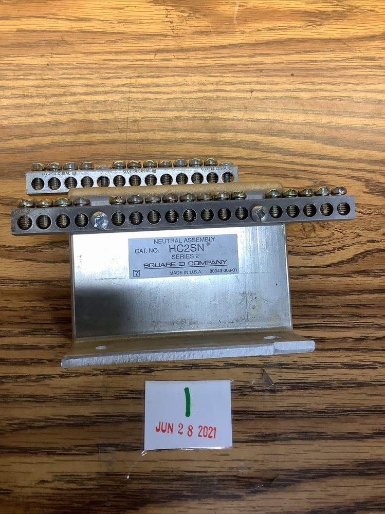 HC2SN SQUARE D Neutral Assembly Series 2 USED