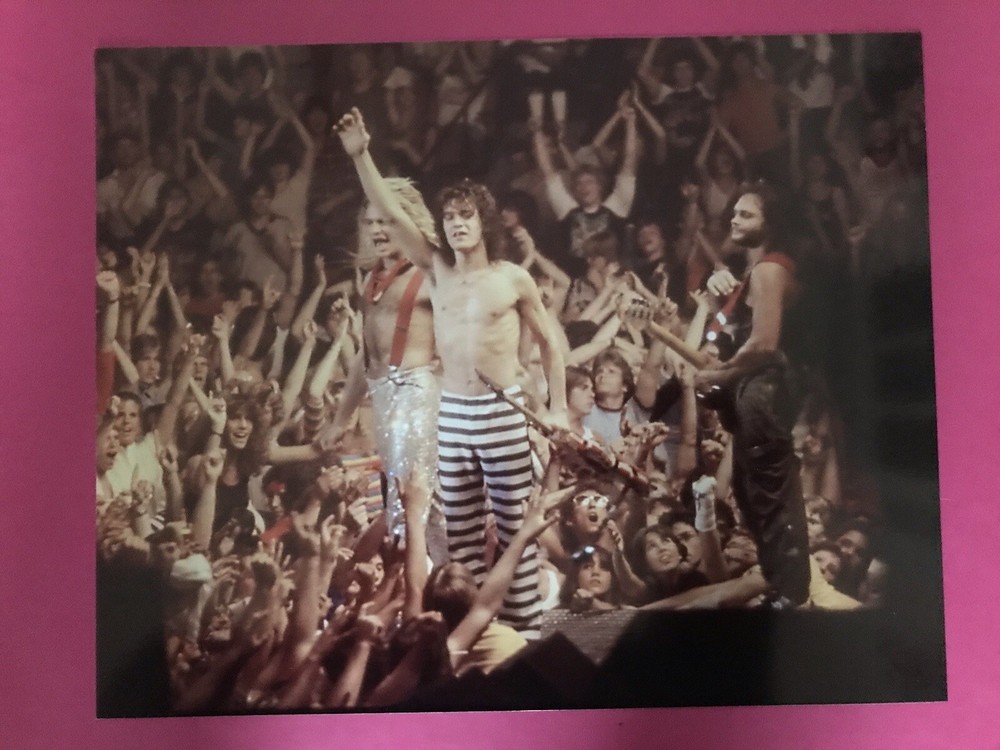 VAN HALEN 1981 FAIR WARNING Tour David Lee Roth  Michael Anthony Eddie Only 1