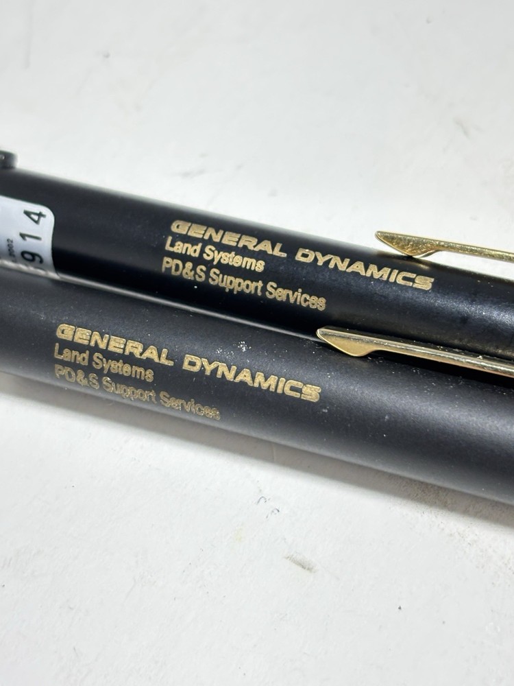 Vintage Long Red Laser Pointer Pen w/logo From General Dynamics. Working