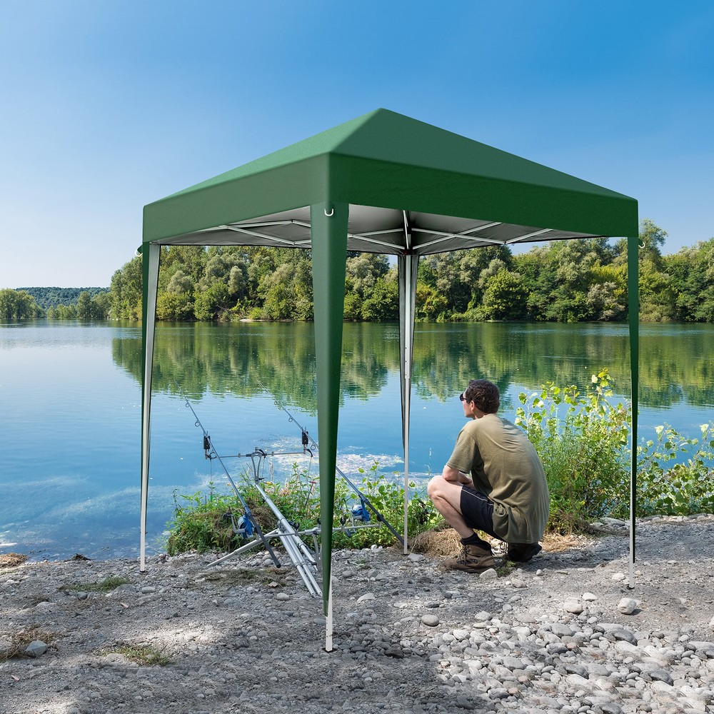 2 x 2m Practical Waterproof Right-Angle Folding Tent Green