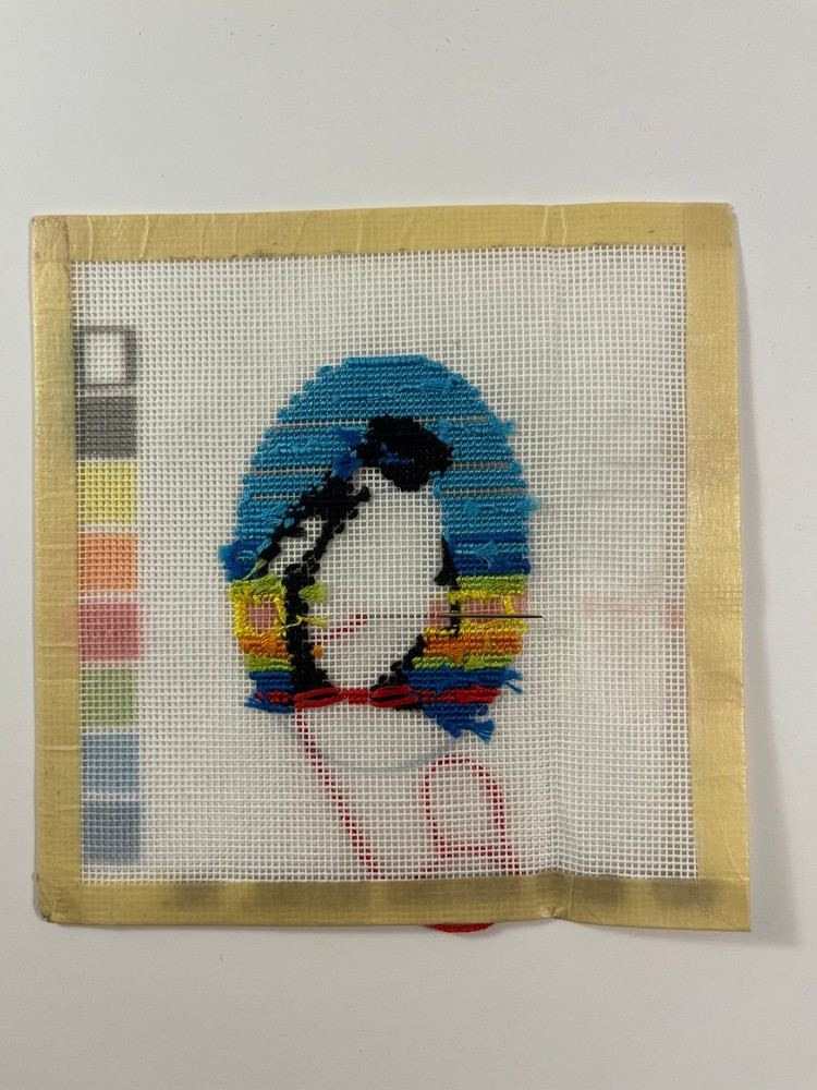Monarch Horizons Longstitch Kit #TA27 "Penguin" - Started