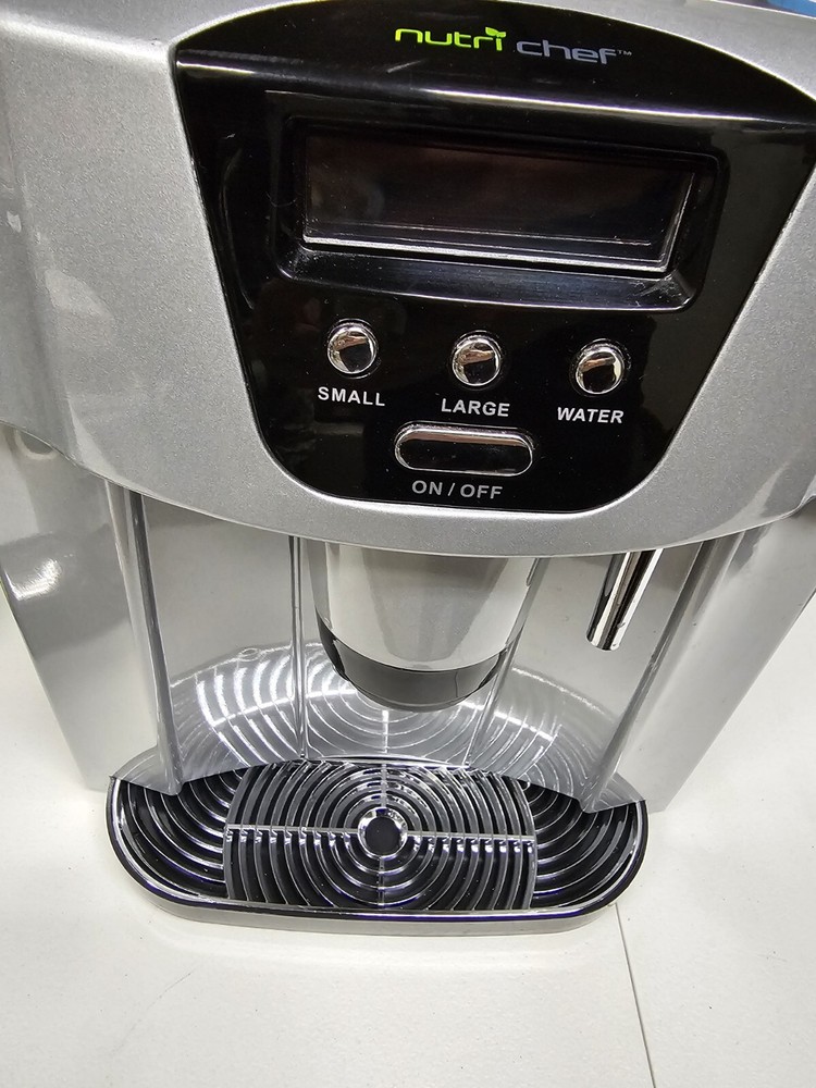 NutriChef Countertop Ice Cube Maker Machine & Dispenser - Kitchen PYLE PICEM-75