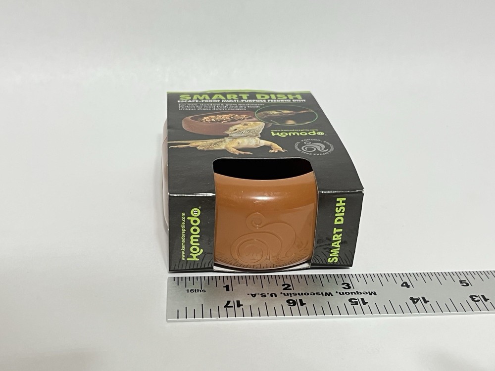 Komodo Smart Dish Escape-Proof Reptile Feeding Dish Multi Purpose