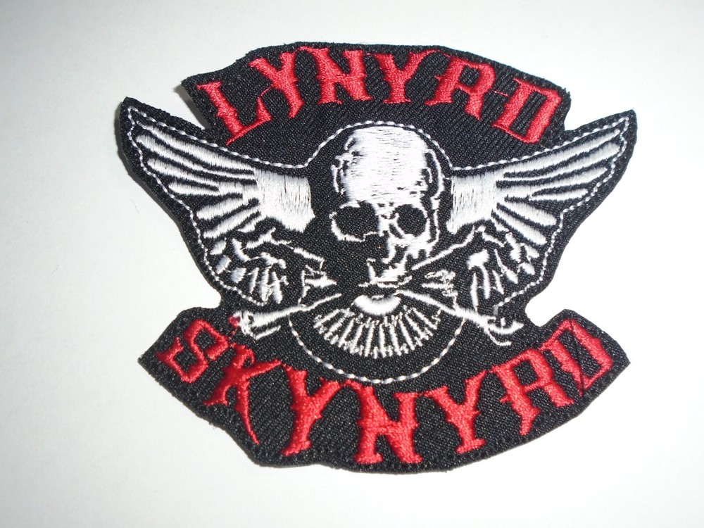LYNYRD SKYNYRD IRON ON EMBROIDERED PATCH