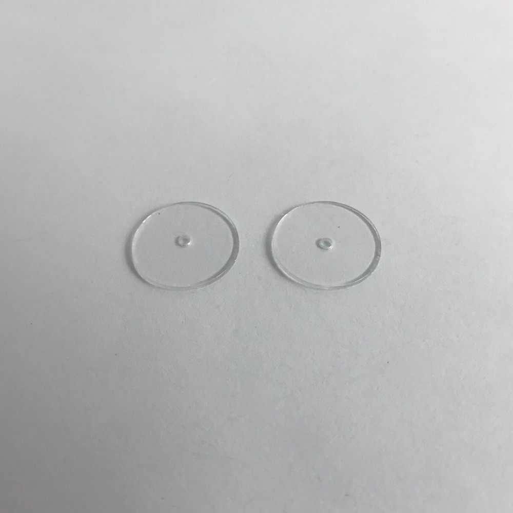 Ear Lift Earring Support, Magic Backs, Plastic Disk Earring Lifters - 2 Pairs