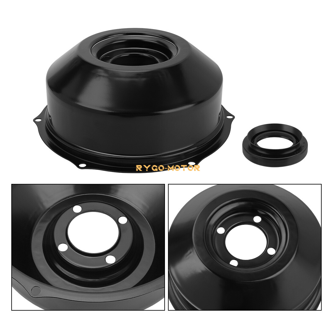 Rear Brake Drum Hub Plate Cover Shoes Bearing Seals Assy for Honda Rancher 420