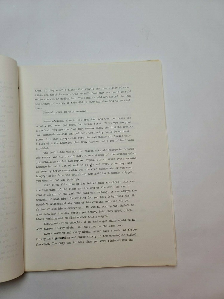 THE CATAMOUNT / David Cloud 1980's Unproduced STORY SCRIPT