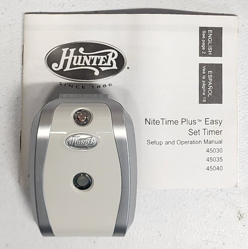 Hunter NiteTime Plus Easy Set Timer #45040