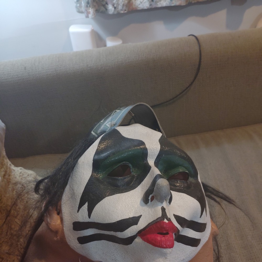 1996/1997 KISS Illusive Concepts whole head mask ~ PETER CRISS NWT