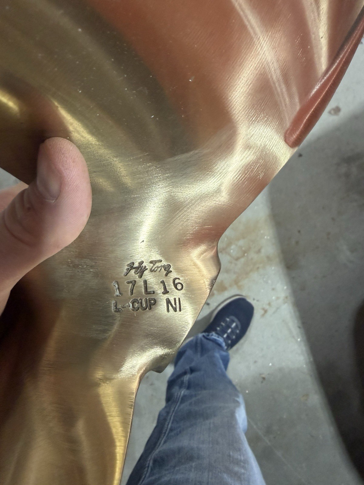 Two matched Inboard Props - 3 Blade