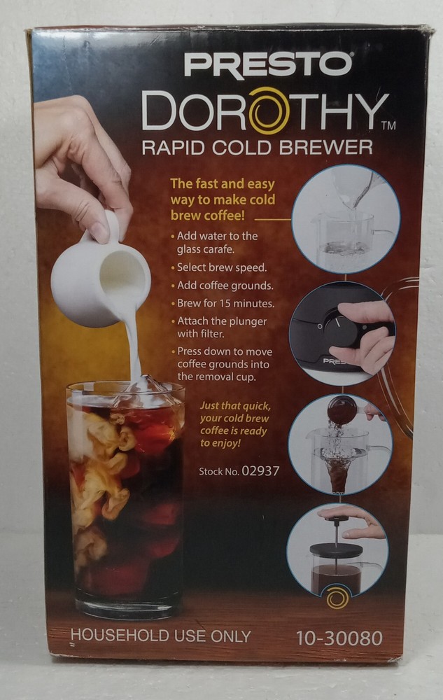 Presto Dorothy Rapid Cold Coffee Brewer