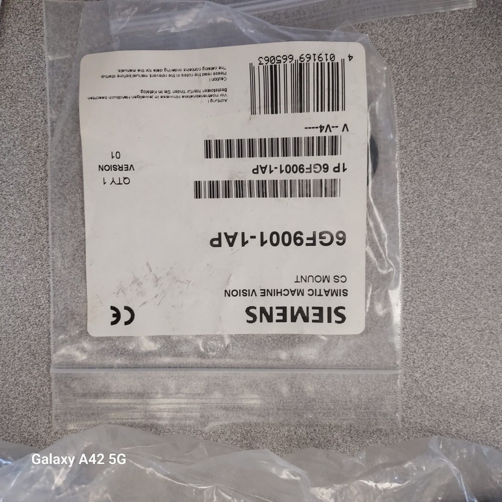 Siemens simatic VS-725 camera with software