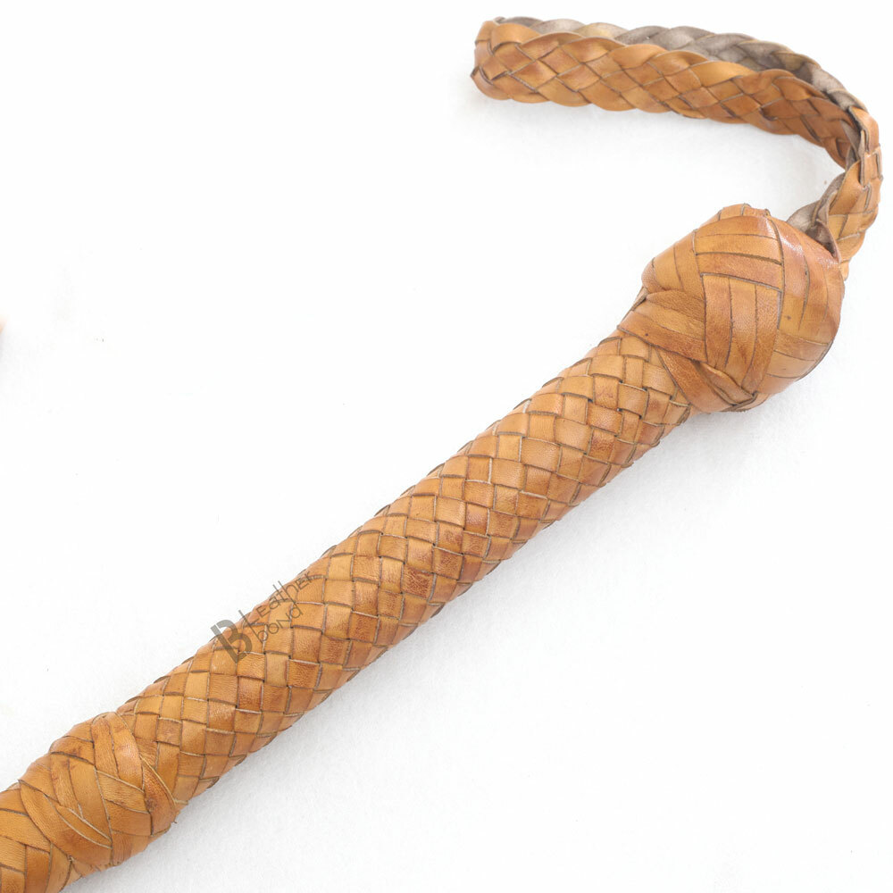 Kangaroo Hide Leather 06 to 16 Foot 12 Plaits Bull Whip Indiana Jones Bullwhip