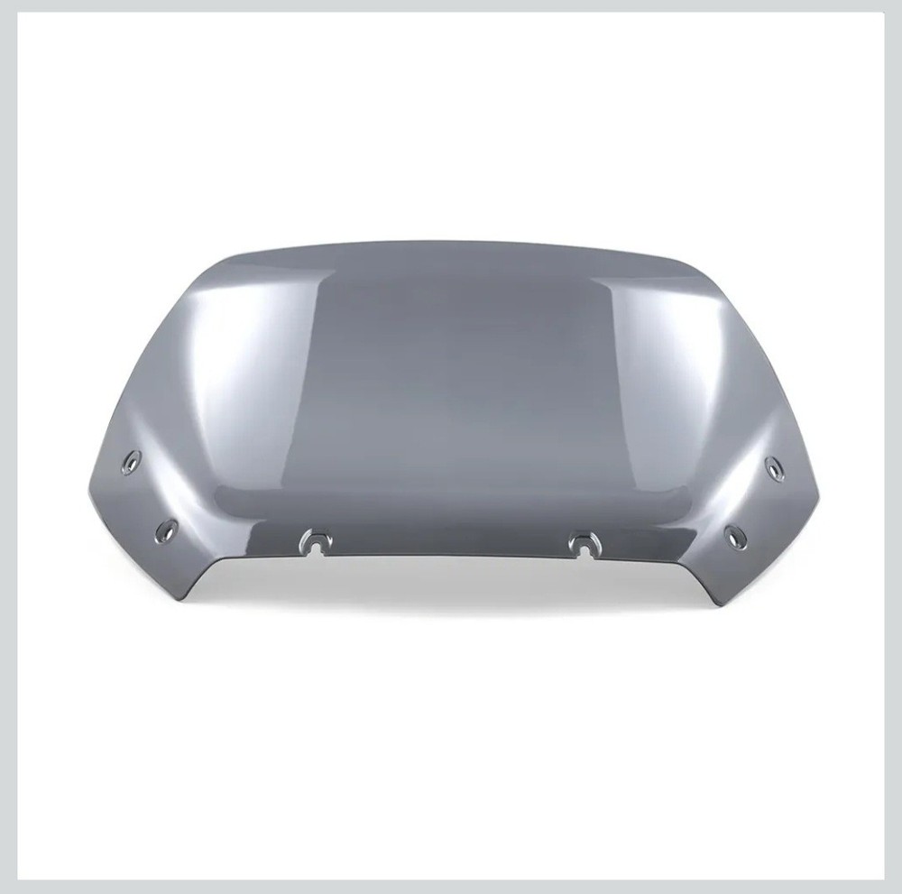 11.5" Wave Windshield Windscreen Wind Splitter Compatible for Harley CVO Black