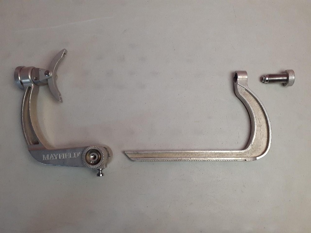 Integra Mayfield Infinity Cranial Fixation Skull Clamp A-1114 Table Attachment