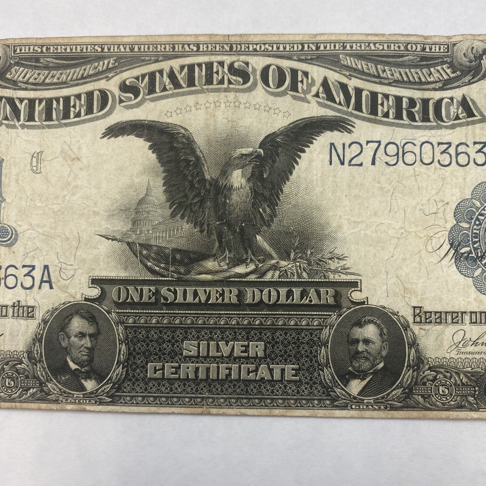 1899 1 black eagle silver certificate