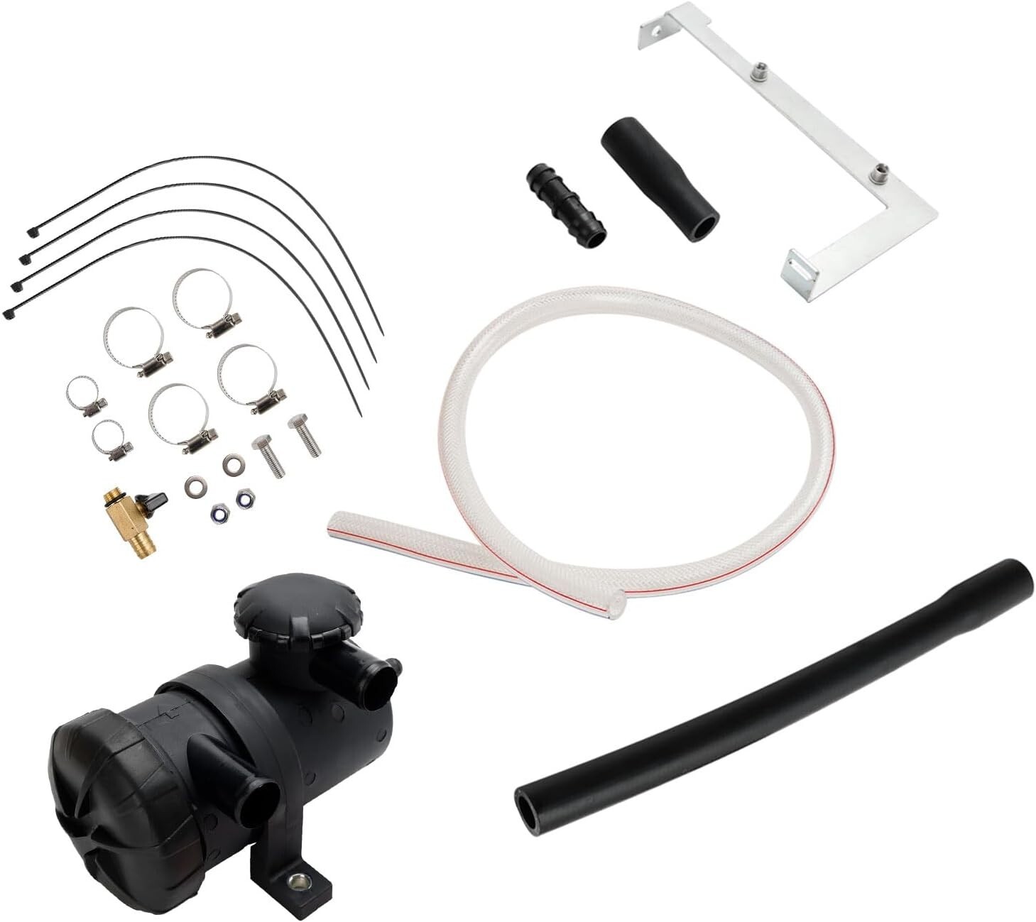 Oil Catch Can Kit Fits Toyota Hilux Fortuner 1GD-FTV 2015 2.4L 2.8L OS-PROV-12