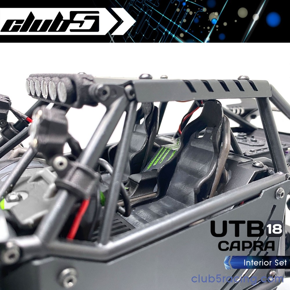 Interior Set for Axial 1/18 Capra ( Unpainted White )