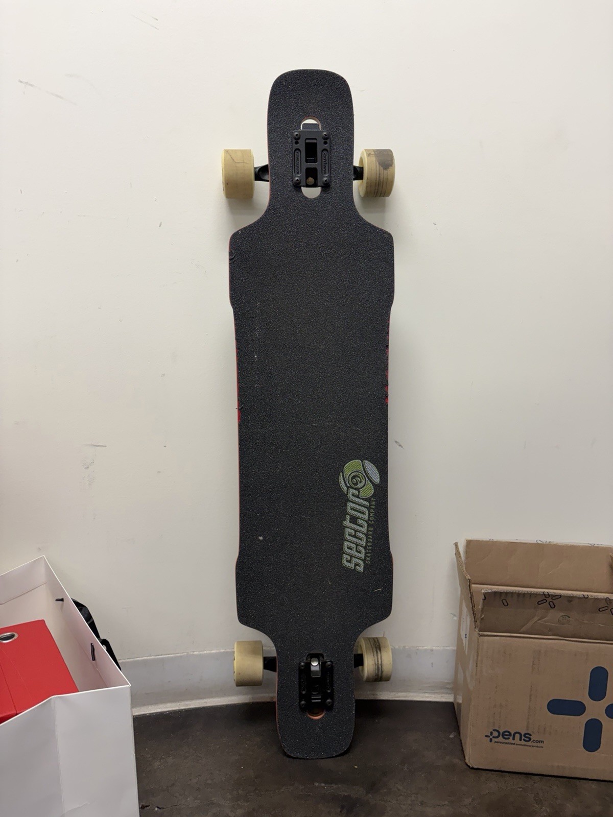 Sector 9 Drop Through Complete Longboard Kraken Vs Meg W/ Gull Wing Trucks