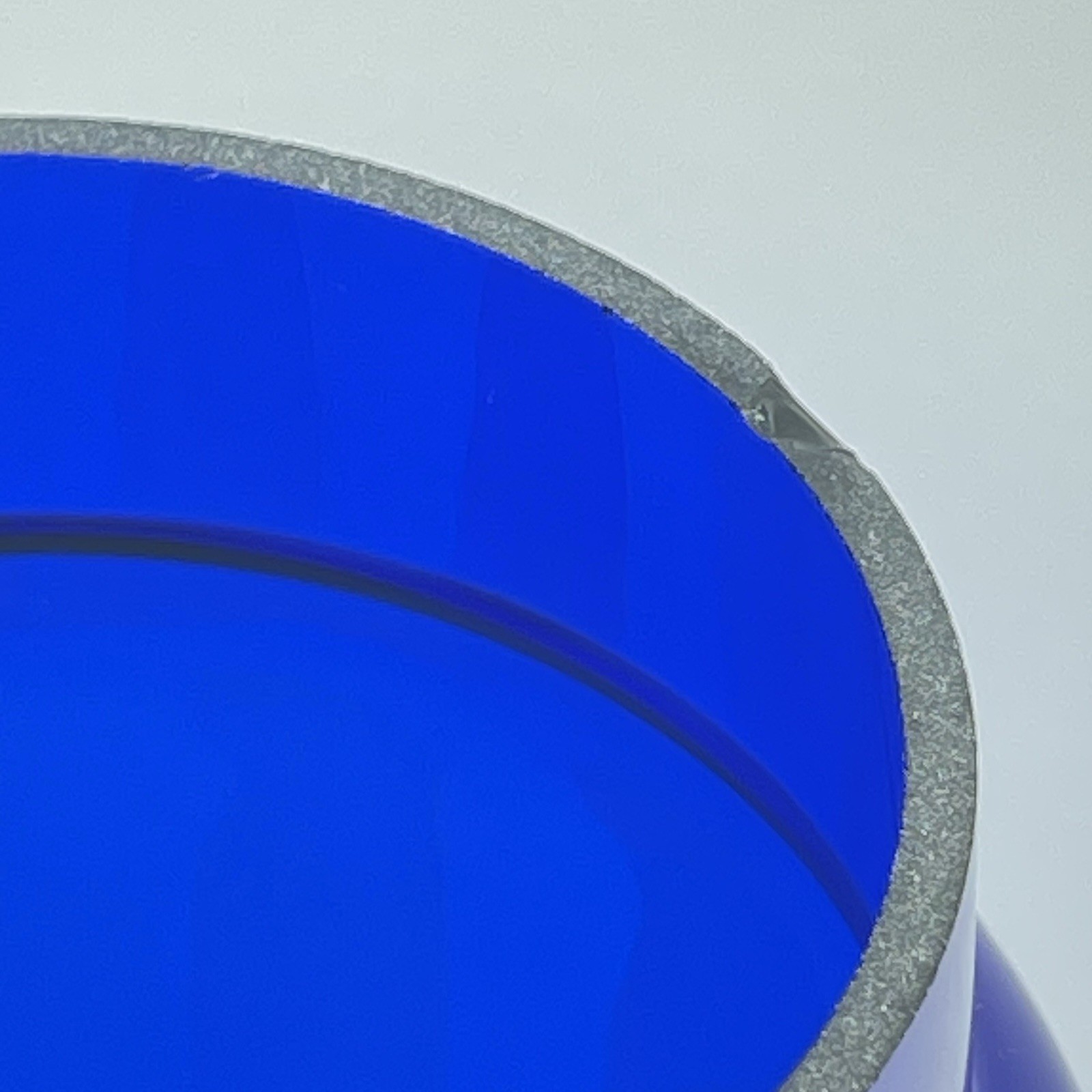 Vgt Cobalt Blue Cocktail Shaker with 4 Roly Poly Glasses Chrome Plate Shaker Top