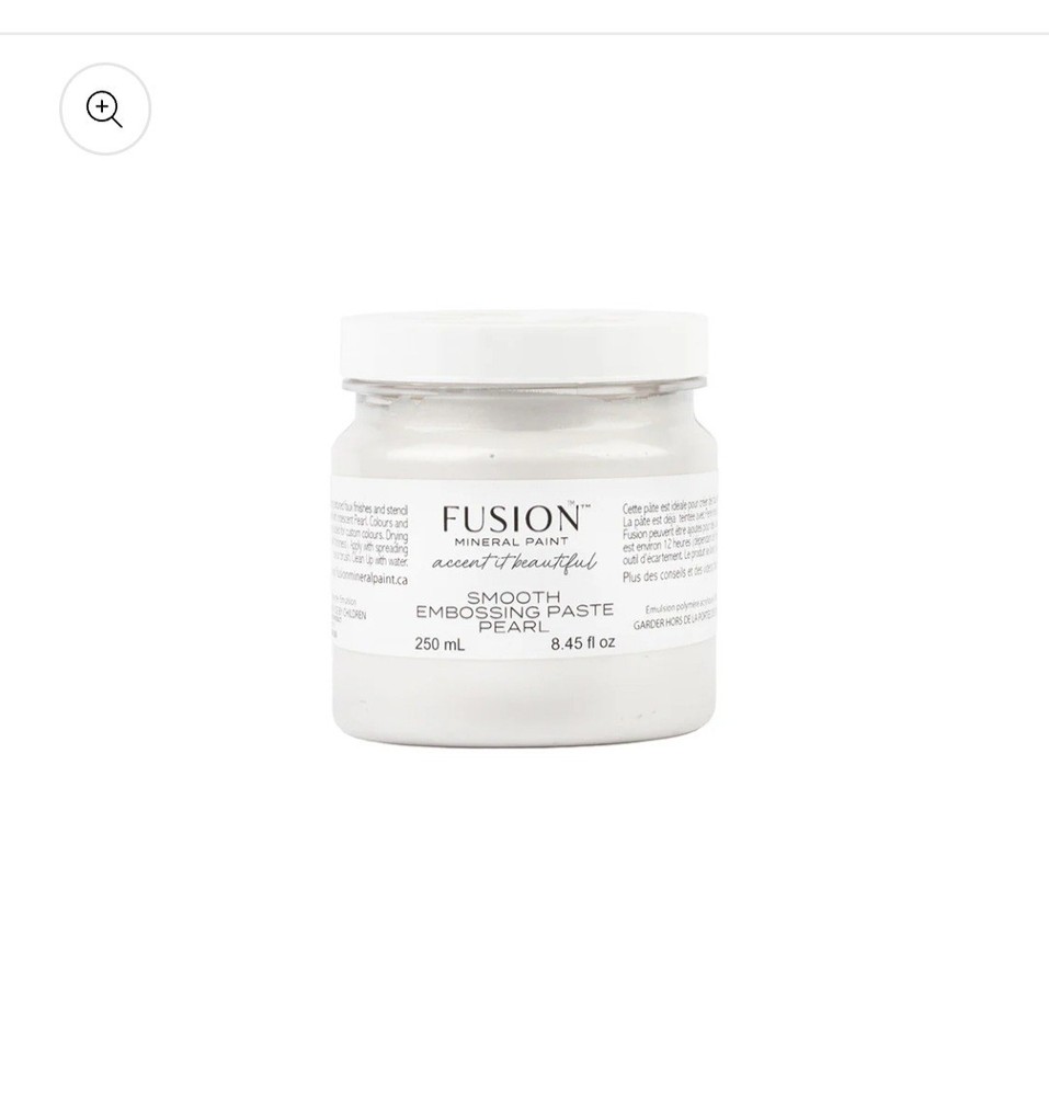 Smooth Embossing Paste 250 ml Fusion Mineral Paint create Texture Raised Pattern