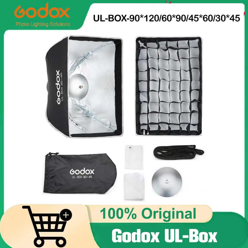 UL-Box Rectangular Softbox, Quick Release Umbrella Softbox, Bowens Mount Light D