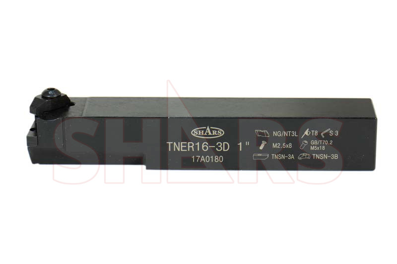 Shars 1" TNER-163D RH NOTCH THREADING GROOVING TOOLHOLDER + CERT P]