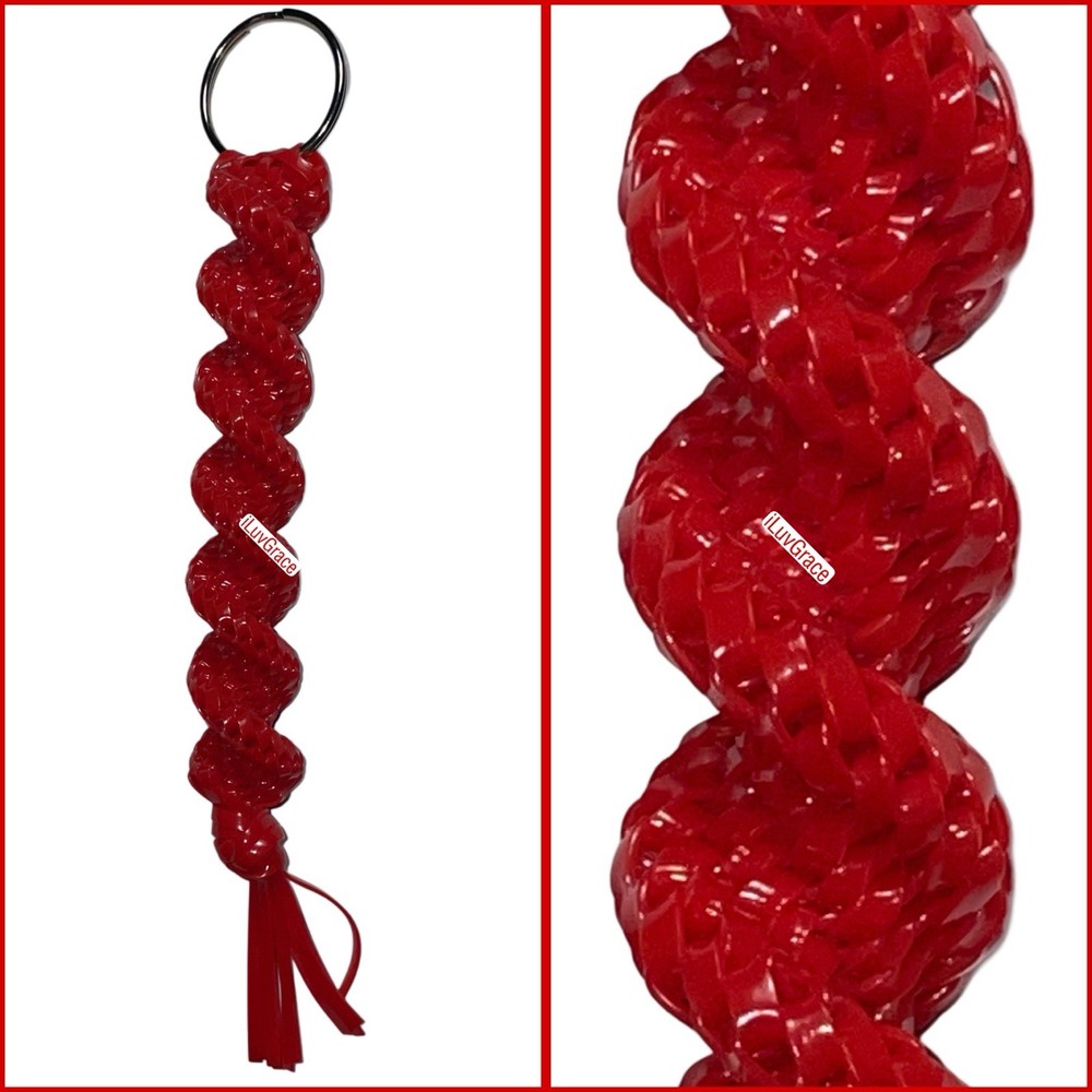 Handmade Keychain ~ Red ~ FAST SHIPPING~