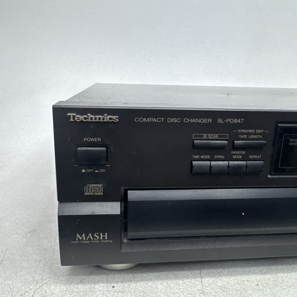 Technics SL-PD847 5-Disc CD Changer MASH Digital Servo System – Tested Works!