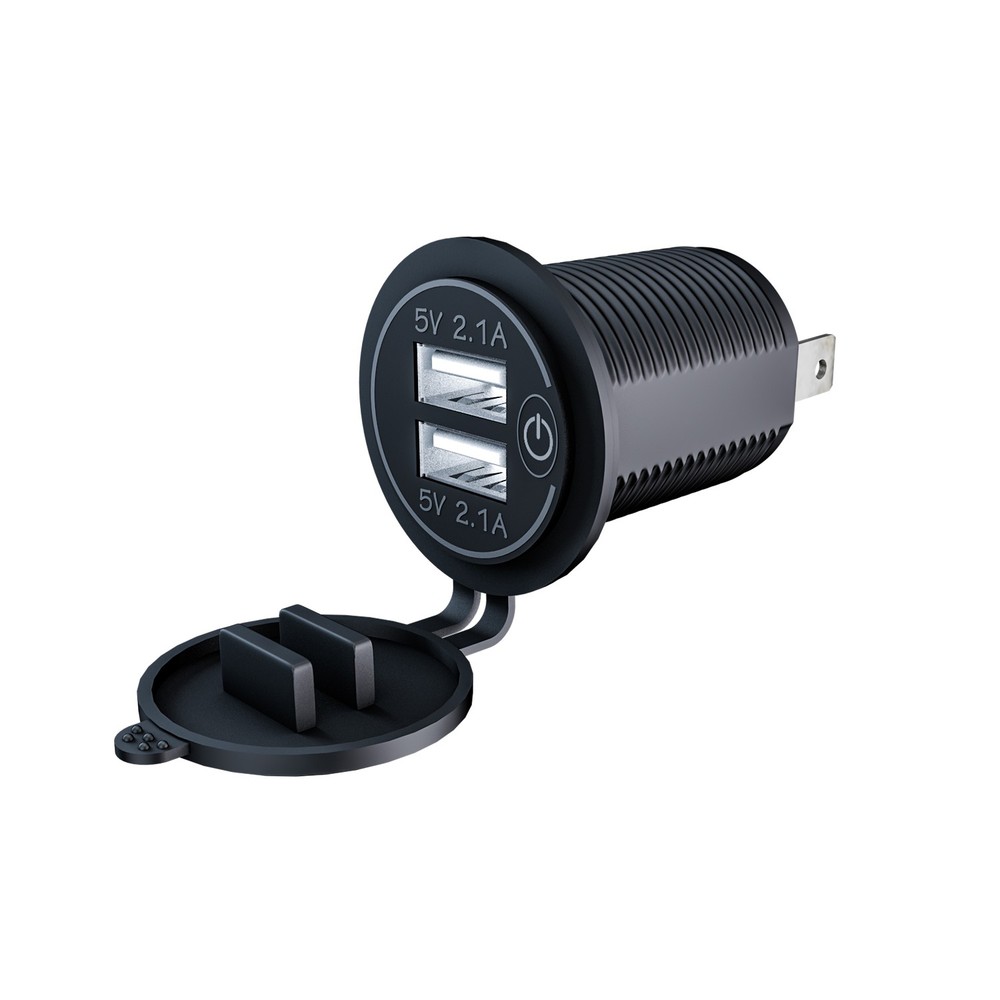 Phone Car Car Cigarette Lighter Socket USB Fast Charging Power Outlet Adapter