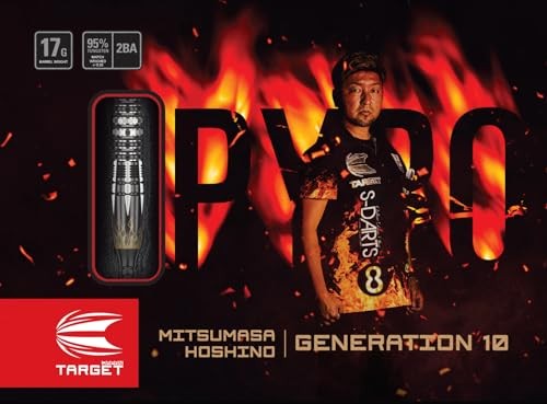 TARGET PYRO GEN-10 95% 17G 2BA SOFT TIP DARTS