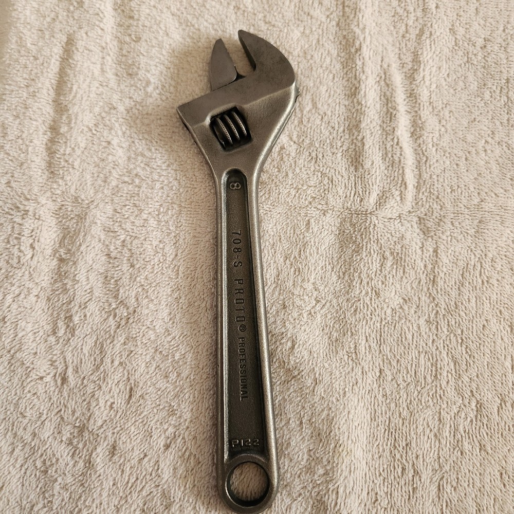 Proto 8" adjustable wrench 708-S - used