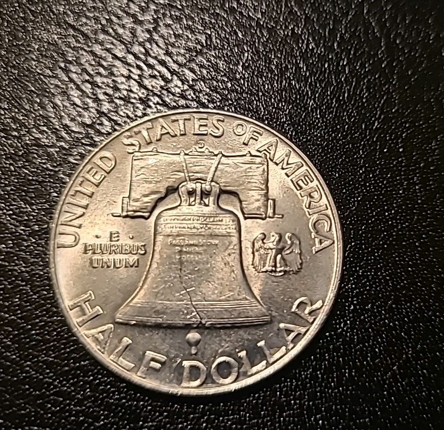 1954 D BU UNC FRANKLIN HALF DOLLAR
