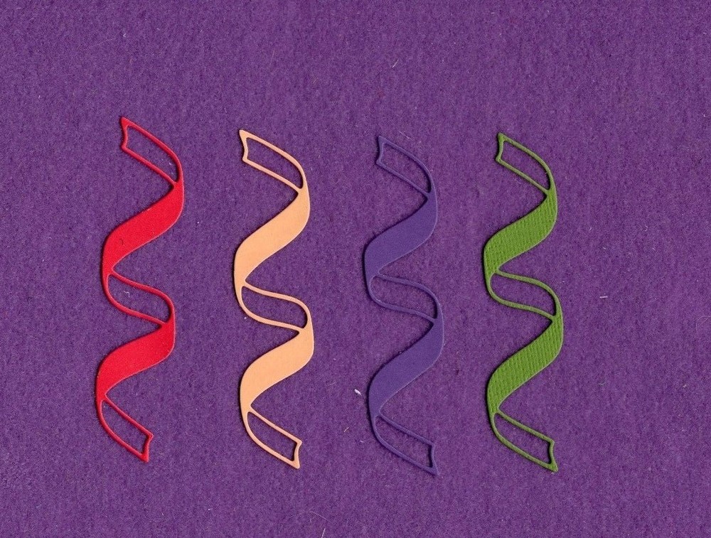 SWIRL # 1 die cuts scrapbook cards